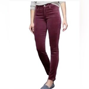 GAP Women's Burgundy midrise Jeans